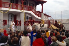 l'arrivée des Rois à cheval