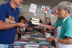 le stand des livres