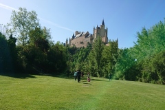 l'alcazar depuis le couvent de saint Jean de la Croix